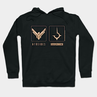 Dune Factions, Atreides and Harkonnen Hoodie